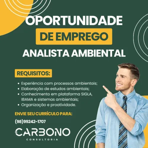 Estamos Contratando | Analista Ambiental