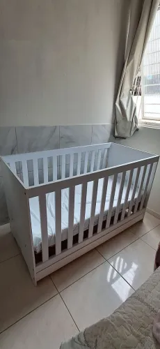 Berço Americano 3 em 1 com Colchão