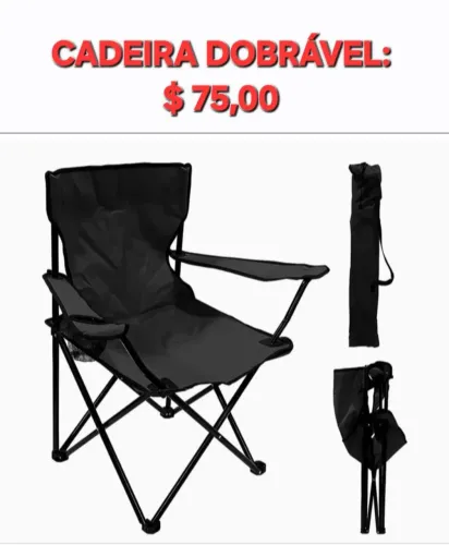 CADEIRA DOBRÁVEL