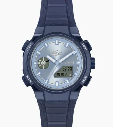 Relógio Lacoste feminino LC33 azul
