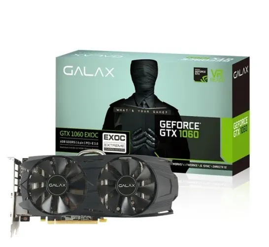 Placa de vídeo NVIDIA GTX 1060 6gb