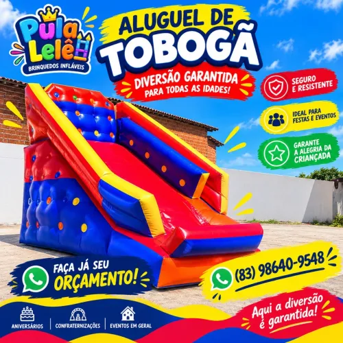Aluguel de Pula-pula e tobogã Inflavel!
