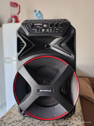 Caixa amplificadora Mondial 300w bivolt