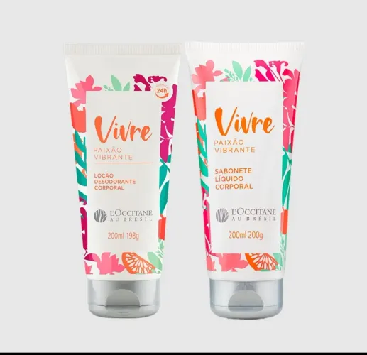 Combo Loção e Sabonete Paixão Vibrante L'occitane au Brésil