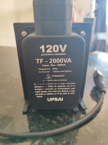 Vendo Auto Transformador Upsai ST - 2000VA Bivolt 1200w Preto