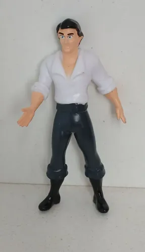 BONECO MINIATURA ORIGINAL DISNEY A PEQUENA SEREIA PRINCIPE ERIC