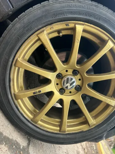 Troco roda ZUMA GTR aro 17 4x1000 com pneus