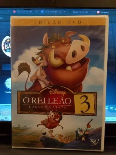 Dvd O Rei Leão 3 Hakuna Matata Original Novo Lacrado