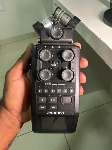 Gravador áudio Zoom H6