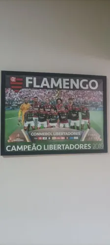 Quadro/poster flamengo campeão 2019