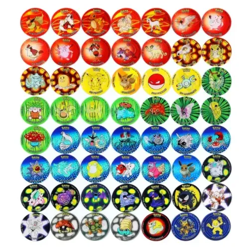 Coleção Completa com 56 Evolutazos Pokemon 1ª Edição Anos 2000 PVC - NOVOS - Faço Envio