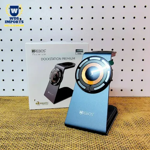 Carregador Hrebos Dockstation Premium Dk-500 3 Em 1