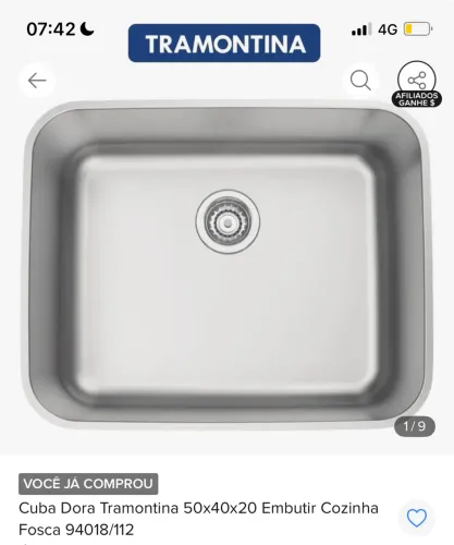 Cuba inox Tramontina