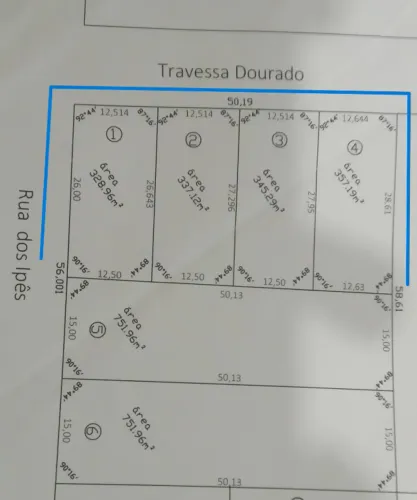 TERRENOS 12,5mX25,0m
