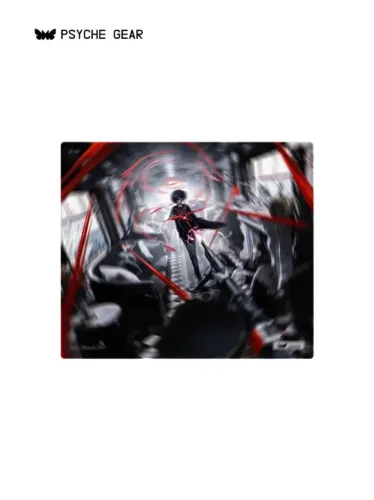 PSYCHE GEAR BLAZE Mouse Pad Exclusivo Vidro