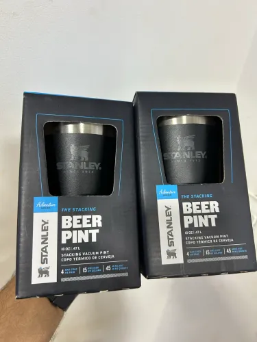 Copo Térmico Stanley original Matte black 473ml Lacrados!