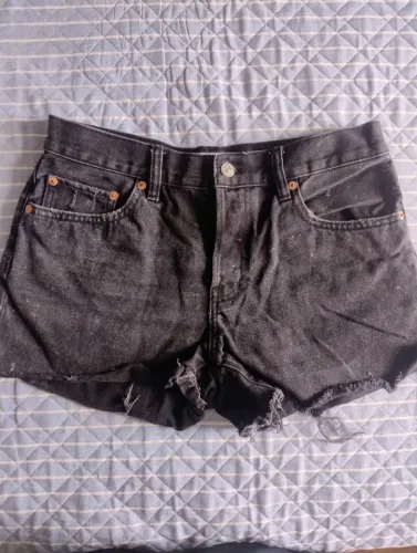 Short jeans preto MNG DENIM