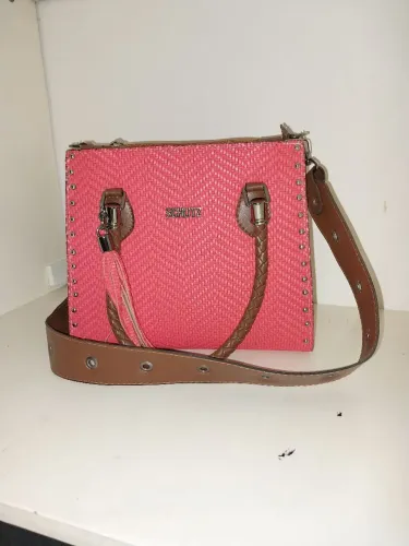 Bolsa Schutz Rosa Original - Modelo Exclusivo com Alça Longa