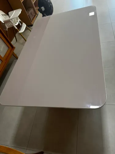 Mesa 4 lugares tampo de vidro