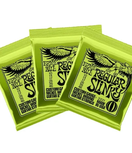 Kit 3 Jogo de Corda Ernie Ball 0.10 Guitarra
