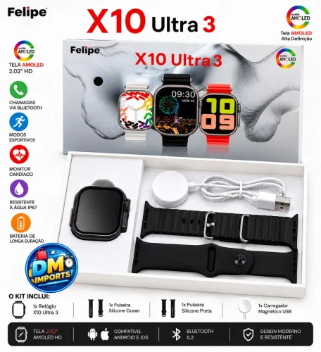 Smartwatch X10 Ultra 3