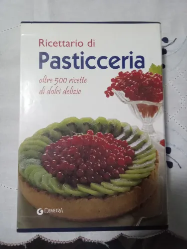 Livro italiano culinária gastronomia Ricettario Di Pasticceria 500 receitas