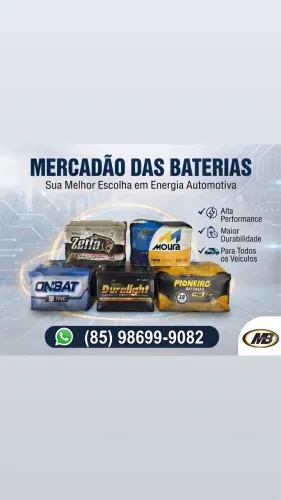 Bateria para carro moura zetta