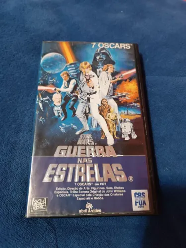 Star Wars: Guerra nas Estrelas em VHS.