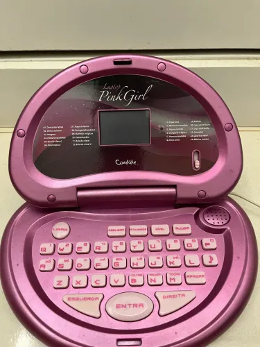 Laptop de brinquedo Pinkgirl - Candide
