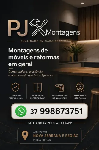 Montador de móveis em Nova Serrana MG