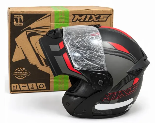 Capacete Mixs Gladiator Articulado Novo na Caixa