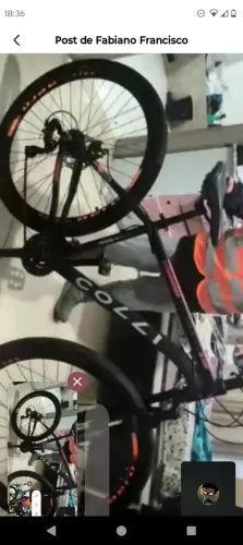 Bicicleta aro 29 colli nova troco celular 