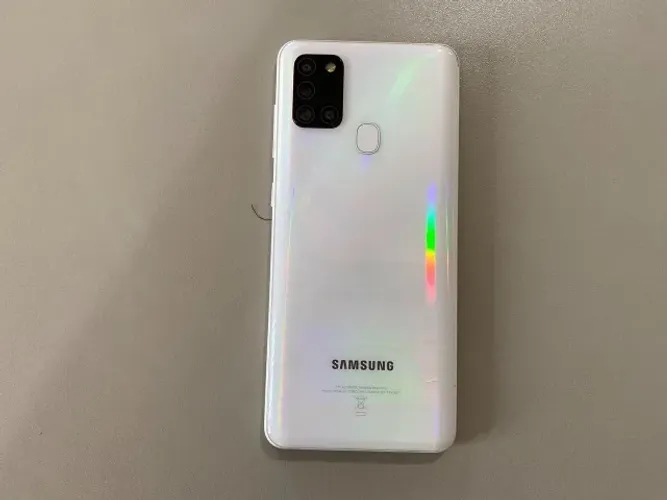 celular samsung A 21 s com 64 gb - cor branca