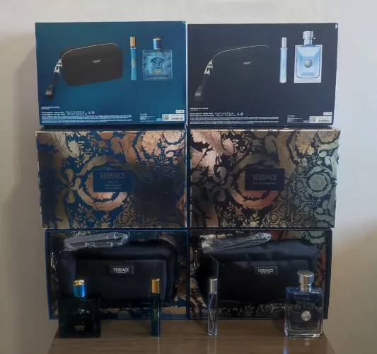 KIT VERSACE POUR HOMME  EDT   / KIT VERSACE EROS EDP ( Original ) 