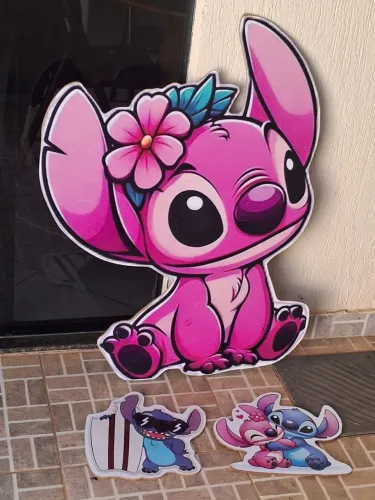 Pack / Figuras do Stitch para decoração de eventos