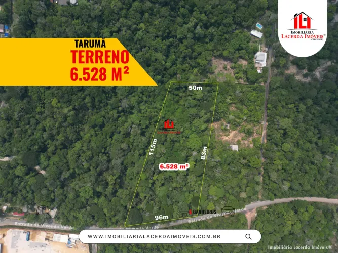 Terreno no Tarumã Com 6.528m² Próximo ao Residencial Vivenda Verde