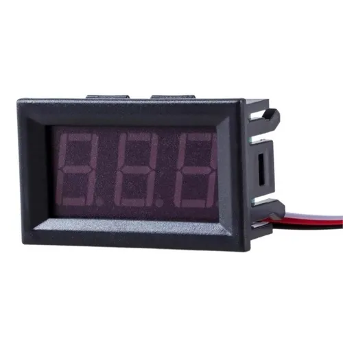 Voltímetro Led Digital Com Remote 100v 3 Fios