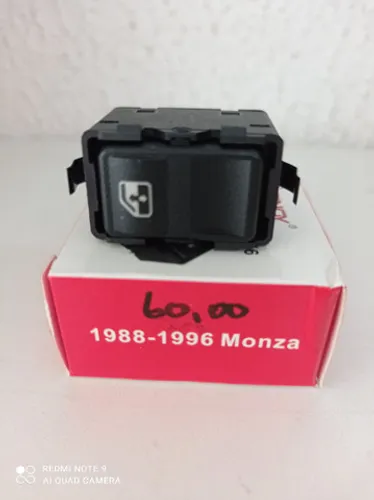 Botão simples para vidro elétrico para Monza 88/96.novo instalado no seu carro