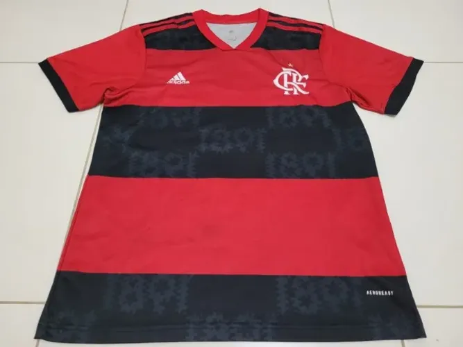 Camisa Oficial Flamengo adidas 2021 Tam G