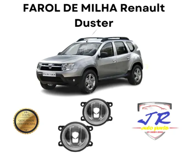 Par Farol de Milha Auxiliar Renault Duster 2011