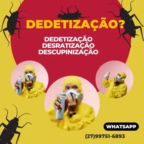 DEDETIZAÇÃO/ controle de pragas