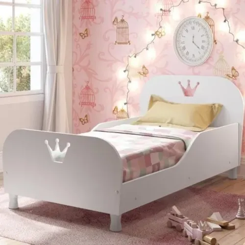Promocao Cama Rei Rainha Branco Juvenil