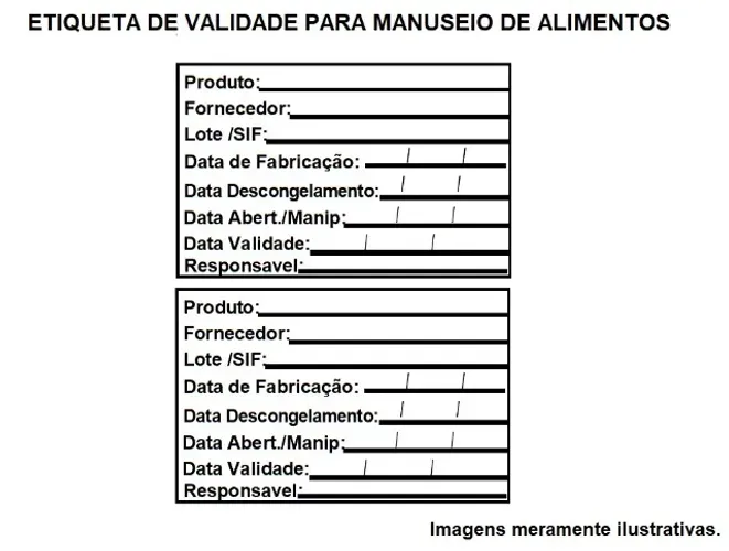 Etiqueta Anvisa Validade Anv, Sif, Alimentos, Comida