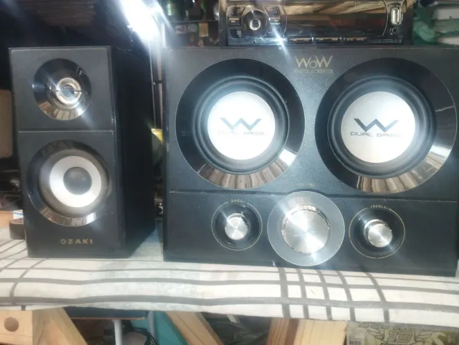 Amplificador para tv telão projetor tipo cinema OZAKI made Japan, tipo home teater Melhor