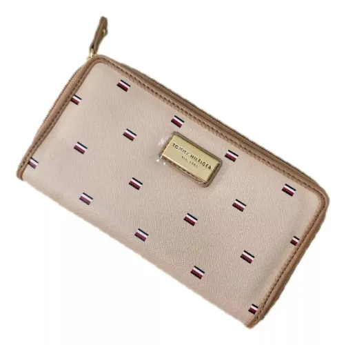 Carteira Feminina Tommy Hilfiger - Bege - Nova - Original