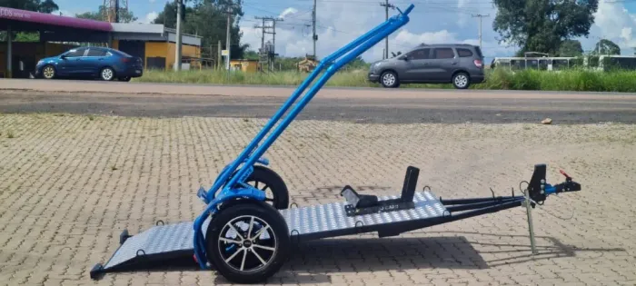 CARRETA REBOQUE BASCULANE PARA UMA MOTO