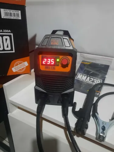Maquina de solda 230a industrial solda tudo