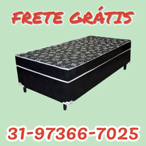 CAMA SOLTEIRO BOX / MOLAS / MODELO 2409241946