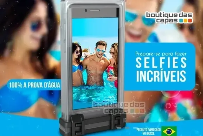 Case capa Dartbag Action 100% a prova d água iphone 7 ate 16 pro max samsung xiaomi