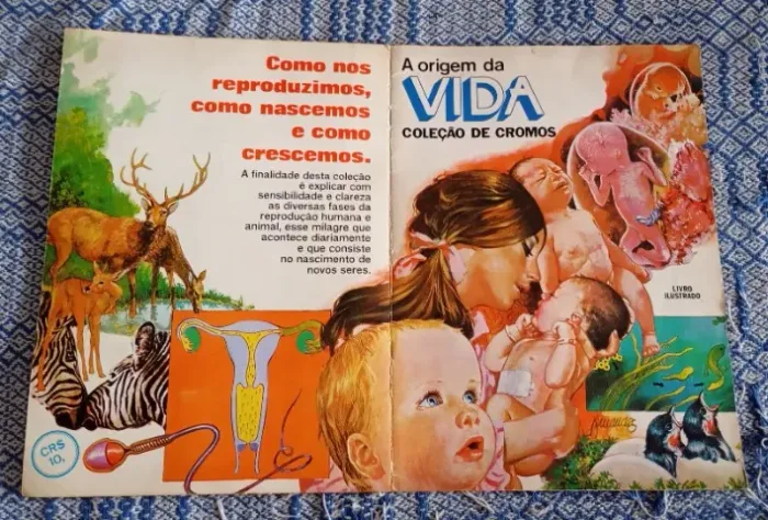 Álbum Figurinhas A Origem Da Vida Incompleto